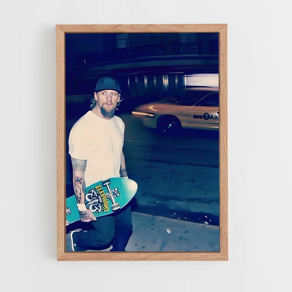 Poster Mike vallely déambule – affiche Skateboard (vue 4)